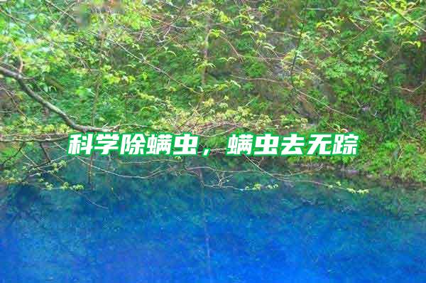 科學(xué)除螨蟲,螨蟲去無蹤