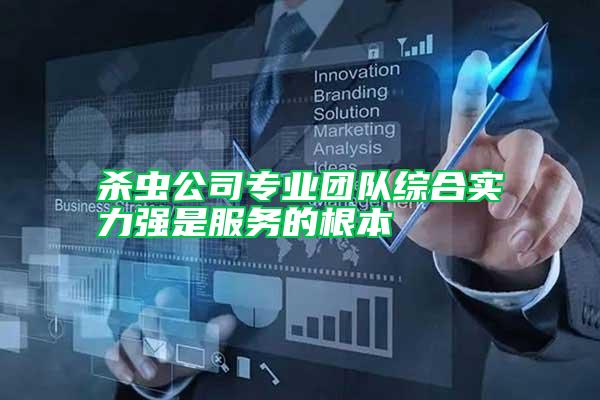 殺蟲公司專業(yè)團隊綜合實力強是服務(wù)的根本