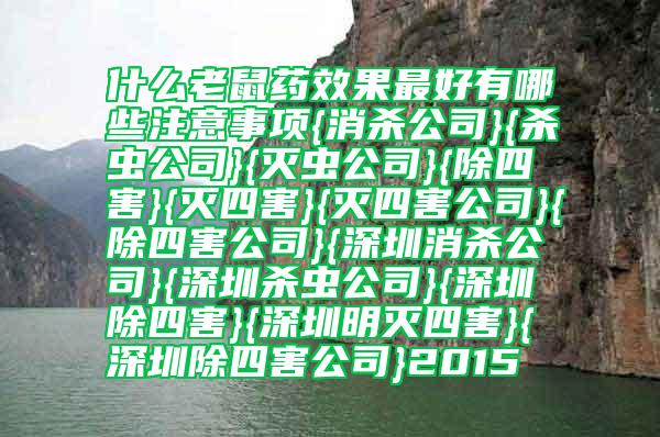 什么老鼠藥效果最好有哪些注意事項2015