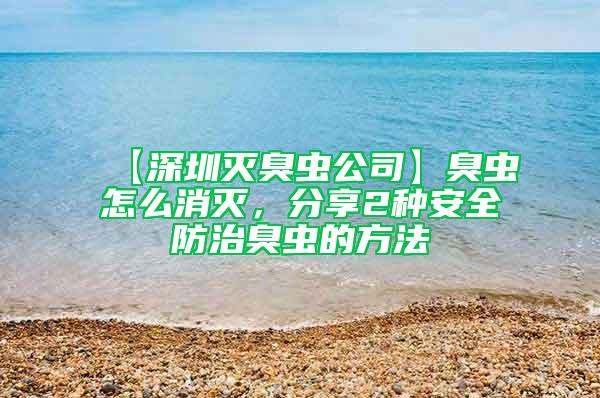 【深圳滅臭蟲公司】臭蟲怎么消滅,分享2種安全防治臭蟲的方法