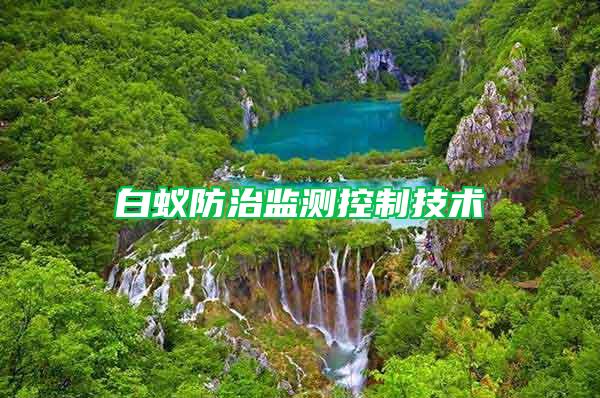 白蟻防治監(jiān)測控制技術(shù)