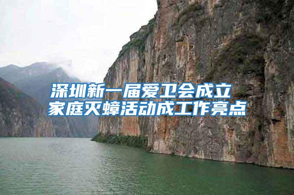 深圳新一屆愛衛(wèi)會(huì)成立 家庭滅蟑活動(dòng)成工作亮點(diǎn)