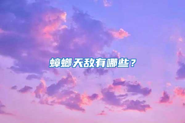 蟑螂天敵有哪些？