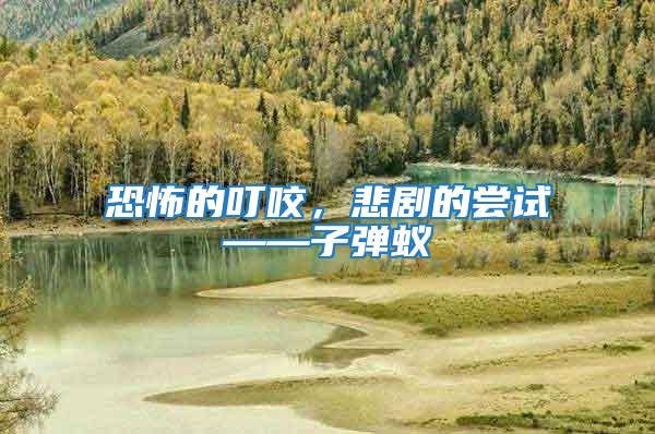 恐怖的叮咬，悲劇的嘗試——子彈蟻