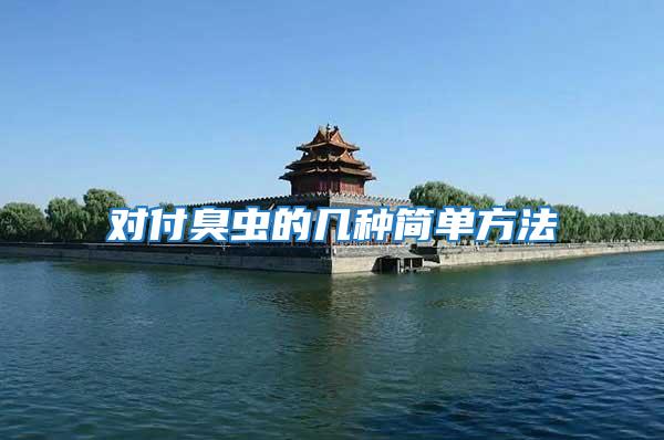 對付臭蟲的幾種簡單方法