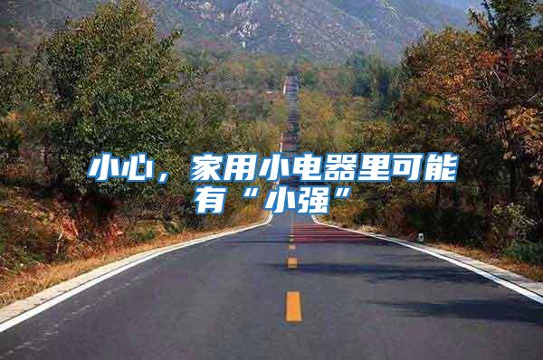 小心，家用小電器里可能有“小強”